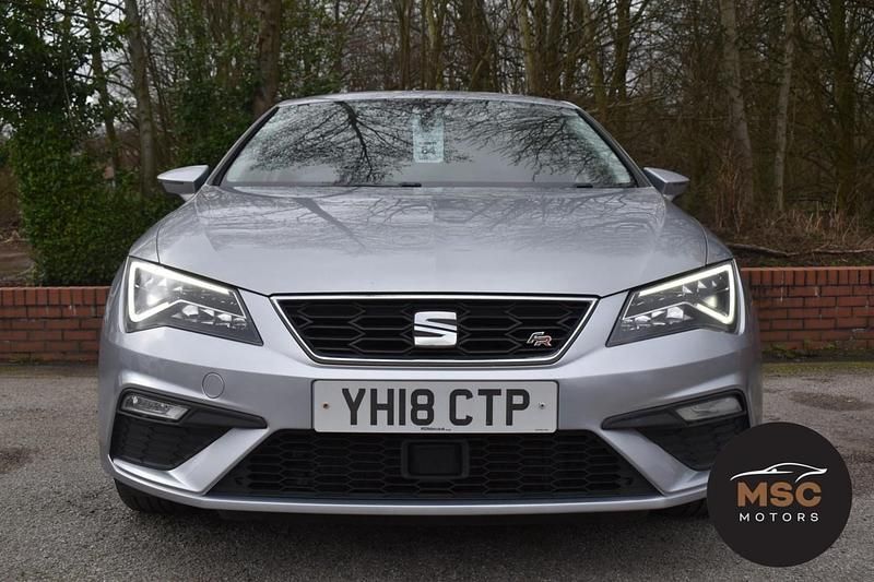 Used Seat Leon FR 125 HP (91 kW) 2018 Silver Hatchback