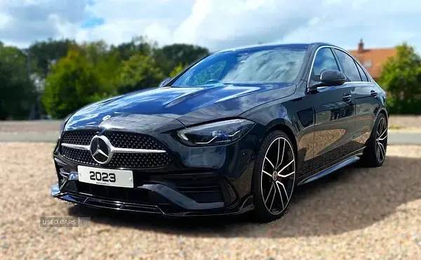 Used Mercedes C220 AMG line 197 HP (144 kW) 2023 Black Sedan