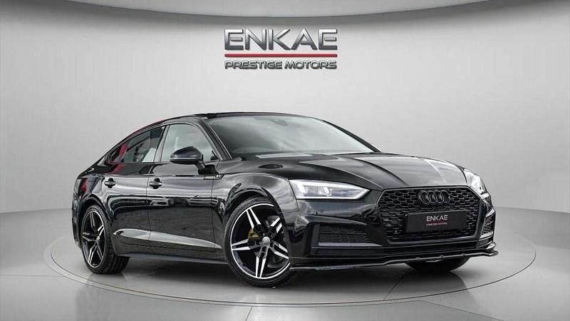 Black Used 2021 Audi A5 Sportback S-Line Hatchback | £23,495 (Fair price) - Image 1/4