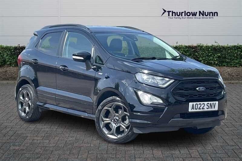 Black Used 2022 Ford Ecosport ST-Line SUV | £12,249 (Fair price) - Image 1/4
