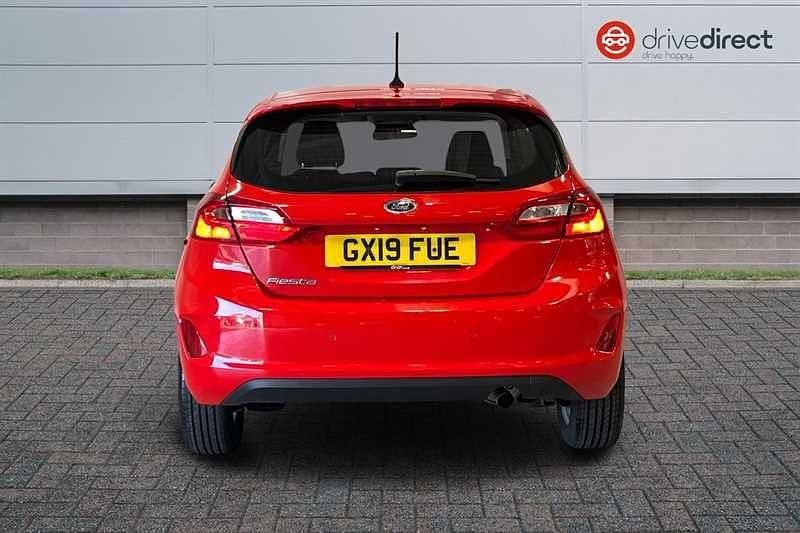 Used Ford Fiesta Zetec 2019 Red Hatchback