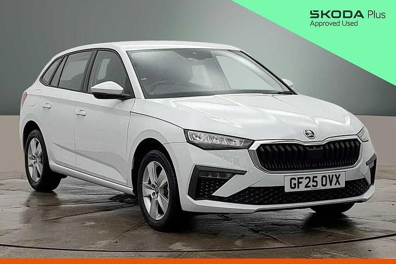 Used Skoda Scala SE 85 HP (62 kW) 2025 Moon white metallic Hatchback
