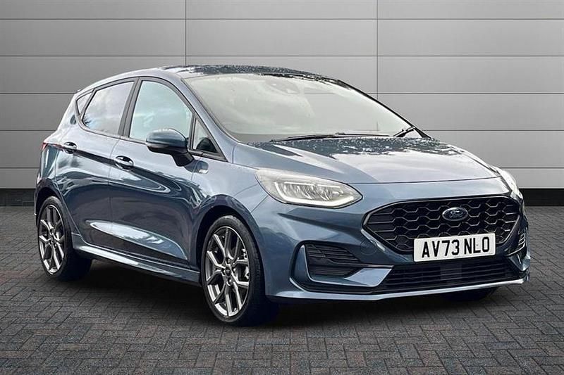 Chrome blue Used 2023 Ford Fiesta ST-Line Hatchback | £14,550 (Fair price) - Image 1/4