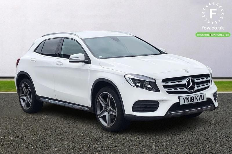 White Used 2018 Mercedes GLA200 AMG line SUV | £16,299 (Fair price) - Image 1/3