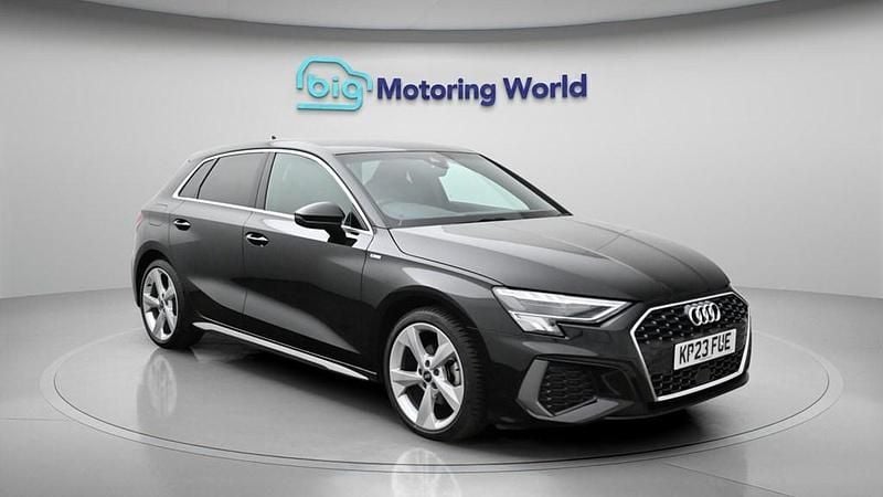 Used Audi A3 Sportback S-Line 150 HP (110 kW) 2023 Black Hatchback