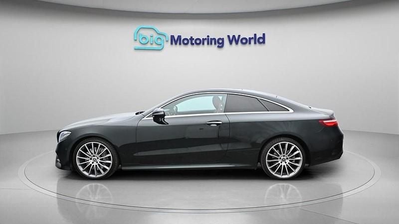 Used Mercedes E350 AMG line 313 HP (230 kW) 2019 Green Coupe