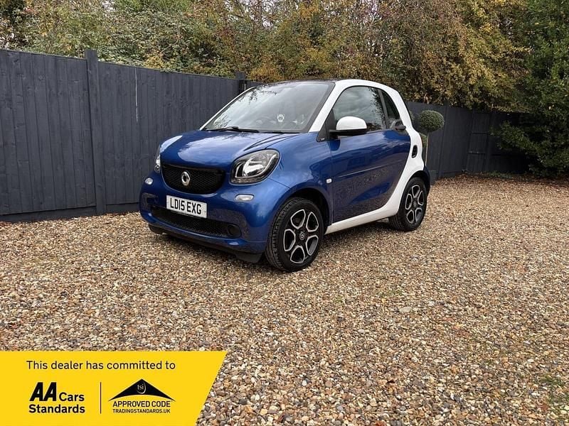 Blue Used 2015 Smart ForTwo Coupé Prime Coupe | £6,450 (Good price) - Image 1/4