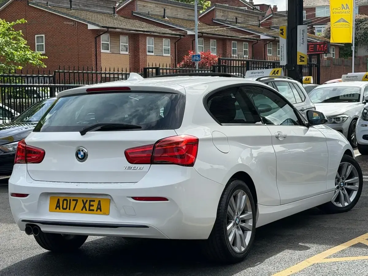 Used BMW 120 Sport Line 2017 White Hatchback