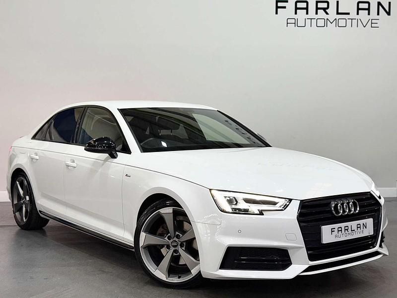White Used 2018 Audi A4 Black Edition Sedan | £13,950 (Fair price) - Image 1/4