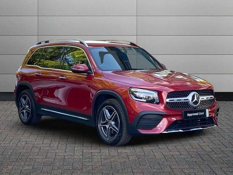 Patagonia red Used 2022 Mercedes GLB200 AMG Line Premium SUV | £30,594 (Fair price) - Image 1/4