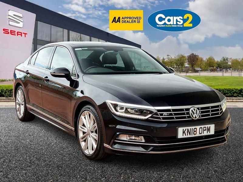 Black Used 2018 VW Passat R-line Sedan | £16,400 (Fair price) - Image 1/4