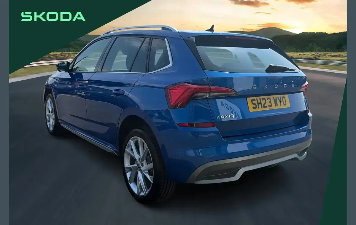Used Skoda Kamiq SE L Executive 115 HP (84 kW) 2023 Blue SUV