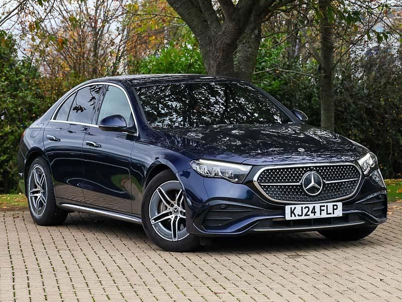 Blue Used 2024 Mercedes E200 AMG line Sedan | £39,998 - Image 1/4