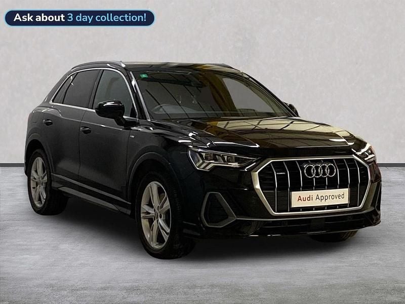 Black Used 2019 Audi Q3 S-Line SUV | £24,727 (Fair price) - Image 1/4