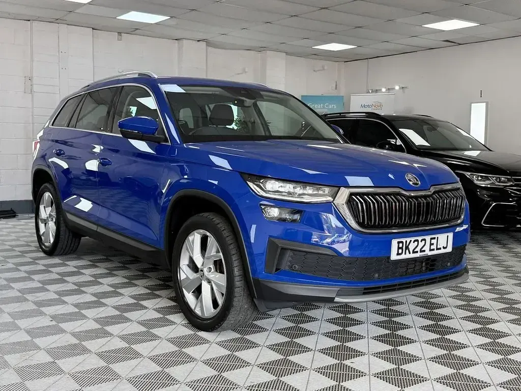 Used Skoda Kodiaq SE L 150 HP (110 kW) 2022 Blue SUV