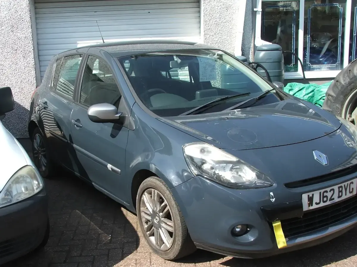 Used Renault Clio Dynamique 75 HP (55 kW) 2013 Blue Hatchback