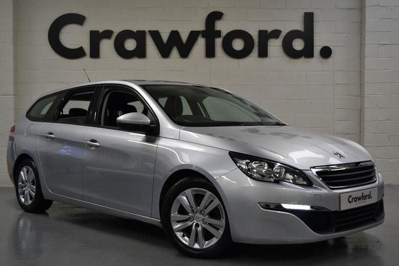 Silver Used 2015 Peugeot 308 SW Active Estate | £4,829 (Fair price) - Image 1/4