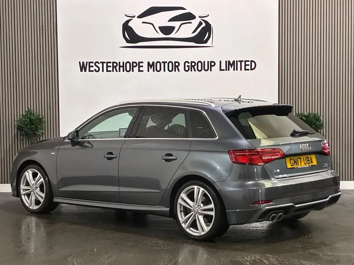 Used Audi A3 S-Line 150 HP (110 kW) 2017 Grey Hatchback