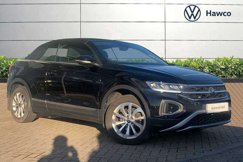 Black Used 2022 VW T-Roc Cabriolet Style Cabriolet | £20,695 - Image 1/4
