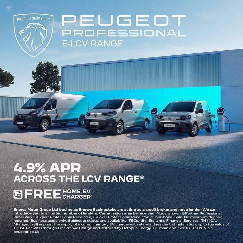 New Peugeot e-Expert 100 kW (136 HP) 2026 Ice white Van