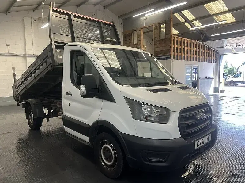 Used Ford Transit 130 HP (95 kW) 2021 White Cabriolet