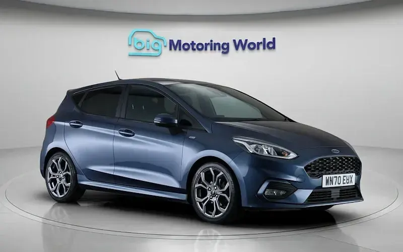 Used Ford Fiesta ST-Line 125 HP (91 kW) 2020 Blue Hatchback