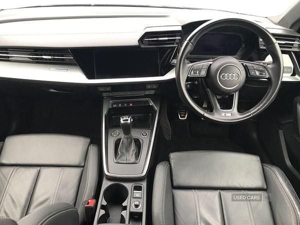 Used Audi A3 S-Line 116 HP (85 kW) 2021 Black Sedan