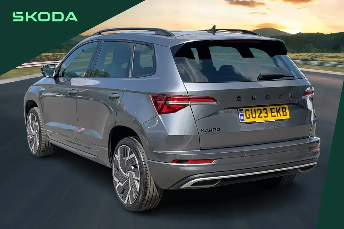 Used Skoda Karoq SportLine 150 HP (110 kW) 2023 Grey SUV