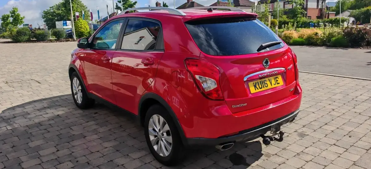 Używany SsangYong Korando 178 KM (130 kW) 2016 Czerwony SUV