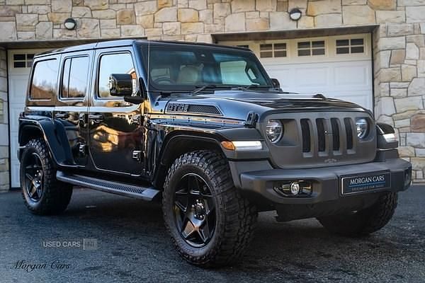 Black Used 2022 Jeep Wrangler Sahara SUV | £51,995 - Image 1/4