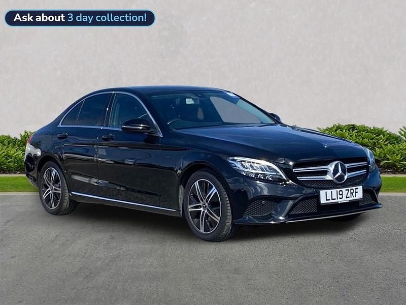 Begagnad Mercedes C200 2019 Svart Sedan