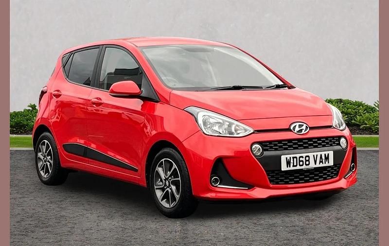 Red Used 2019 Hyundai i10 Premium Hatchback | £9,982 (Fair price) - Image 1/4