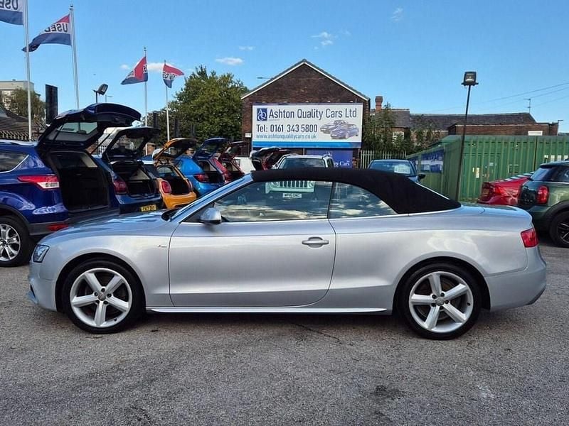 Silver Used 2013 Audi A5 Cabriolet S-Line Cabriolet | £6,895 (Good price) - Image 1/4