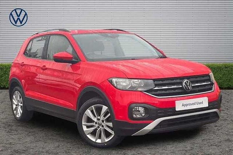 Used VW T-Cross SE 110 HP (80 kW) 2021 Red SUV