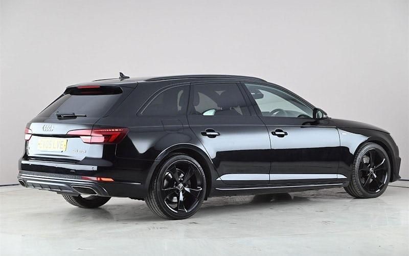 Used Audi A4 Black Edition 245 HP (180 kW) 2019 Black Estate