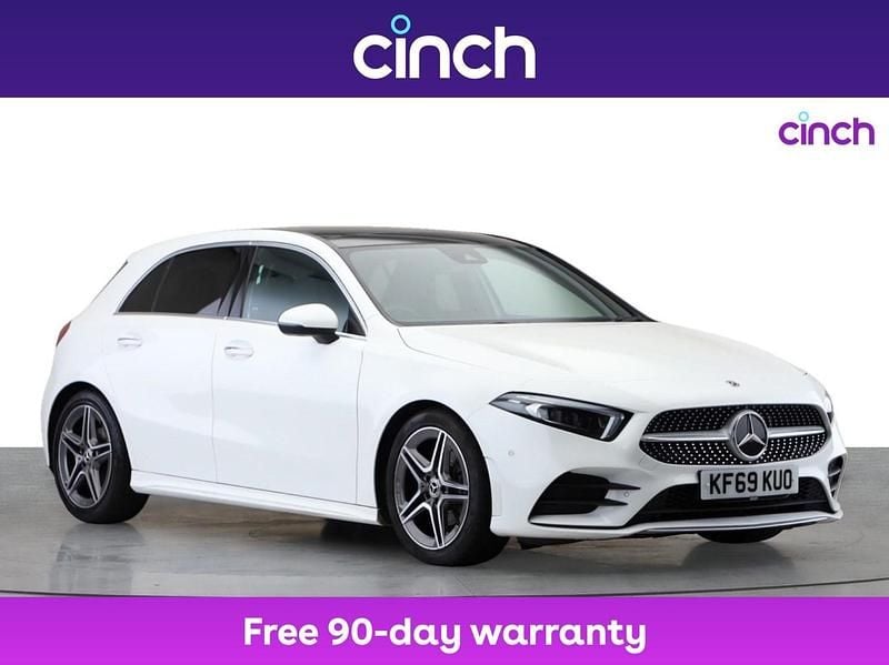 White Used 2019 Mercedes A200 AMG Line Premium Plus Hatchback | £18,849 (Expensive) - Image 1/3