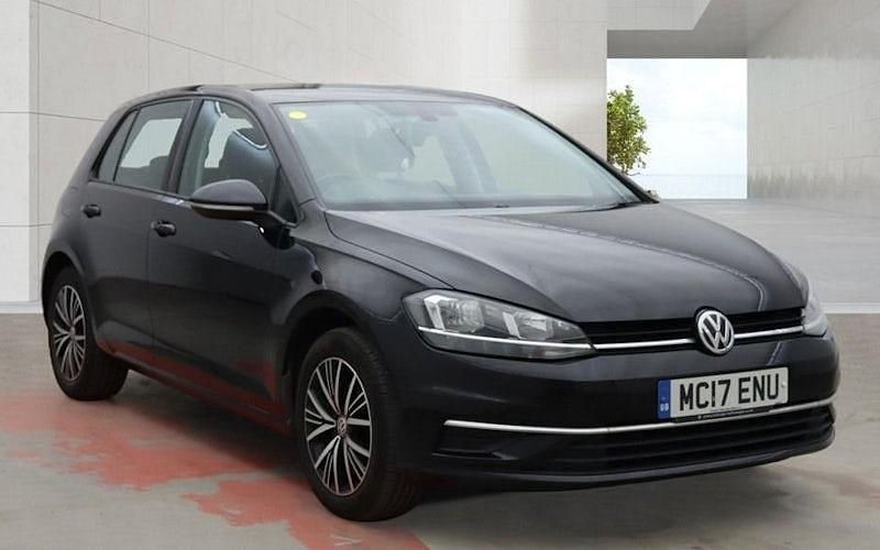 Used VW Golf VII SE 125 HP (91 kW) 2017 Black Hatchback