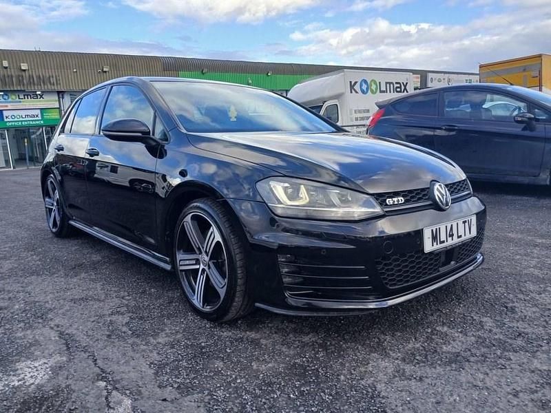 Black Used 2014 VW Golf VII GTD Hatchback | £9,295 (Fair price) - Image 1/4