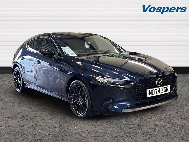 Blue Used 2025 Mazda 3 Homura-Line Hatchback | £19,100 - Image 1/3