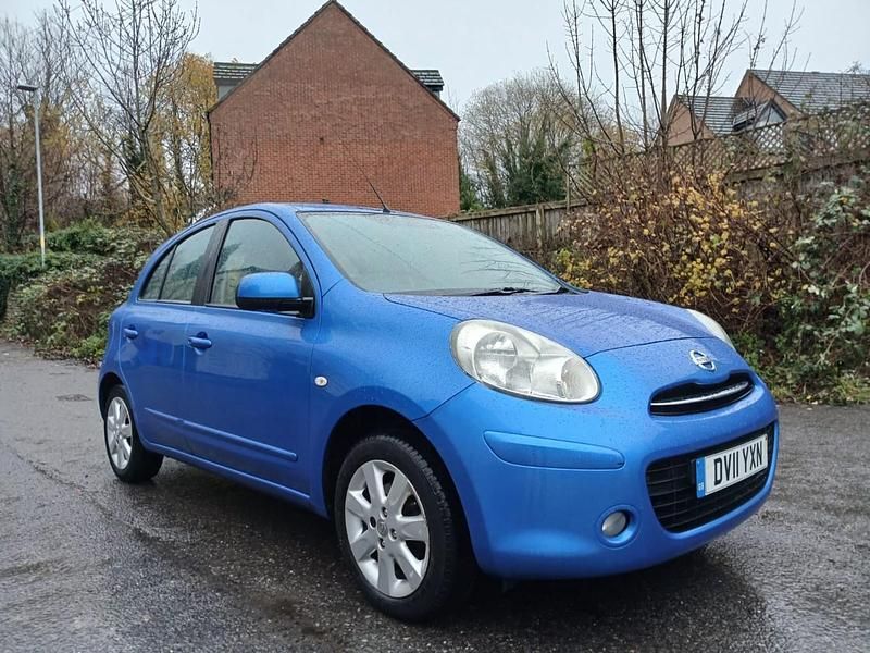 Blue Used 2011 Nissan Micra Acenta Hatchback | £1,495 (Good price) - Image 1/4