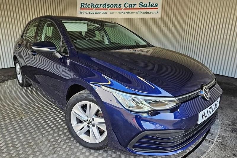 Used VW Golf VII S 115 HP (84 kW) 2021 Blue Hatchback