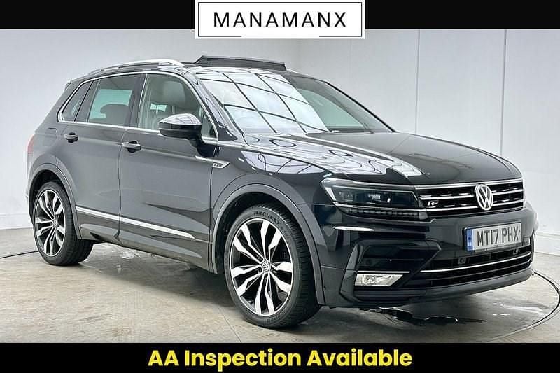 Used VW Tiguan R-line 150 HP (110 kW) 2017 Black SUV