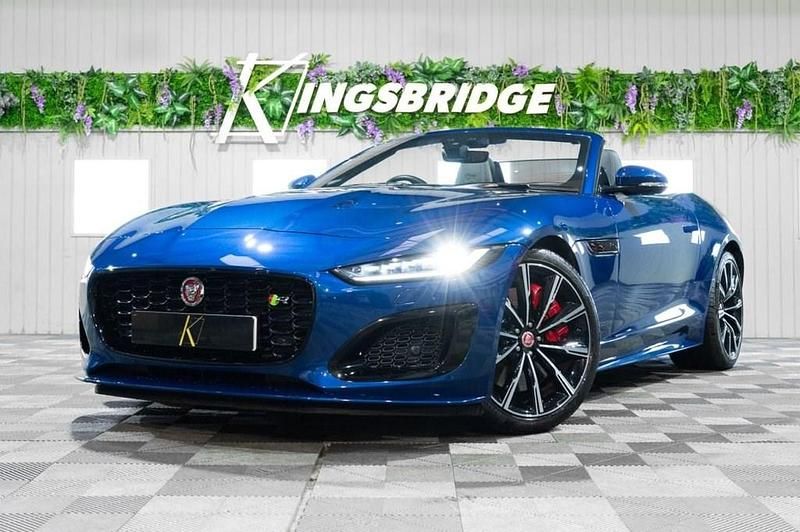 Blue Used 2021 Jaguar F-Type Supercharged Cabriolet | £59,786 (Fair price) - Image 1/4
