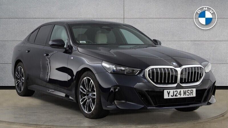 Black Used 2024 BMW 520 M Sport | £36,700 (Good price) - Image 1/4