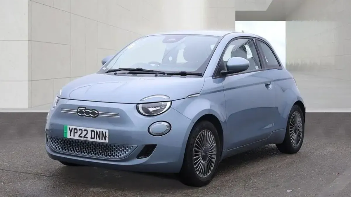 Used Fiat 500e Icon 85 kW (116 HP) 2022 Blue Hatchback