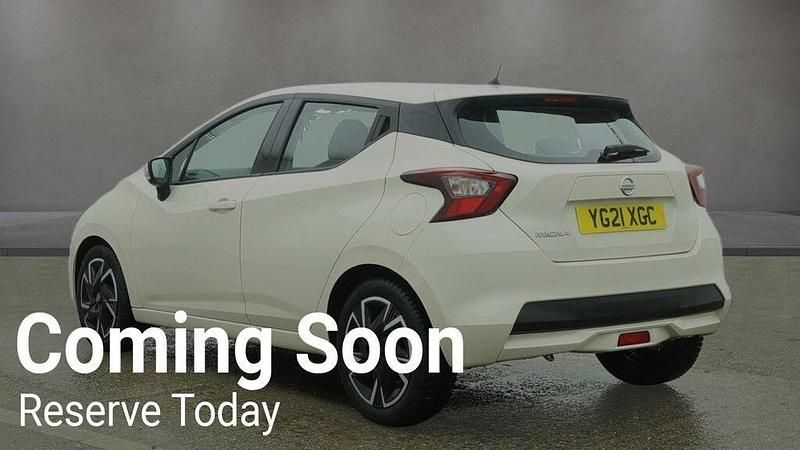 Used Nissan Micra Acenta 2021 White Hatchback