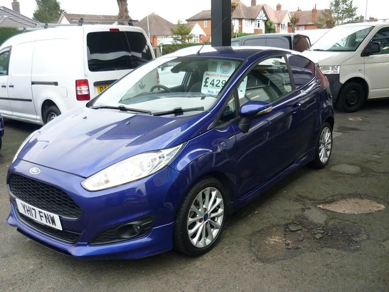 Used Ford Fiesta Sport 2017 Blue Van