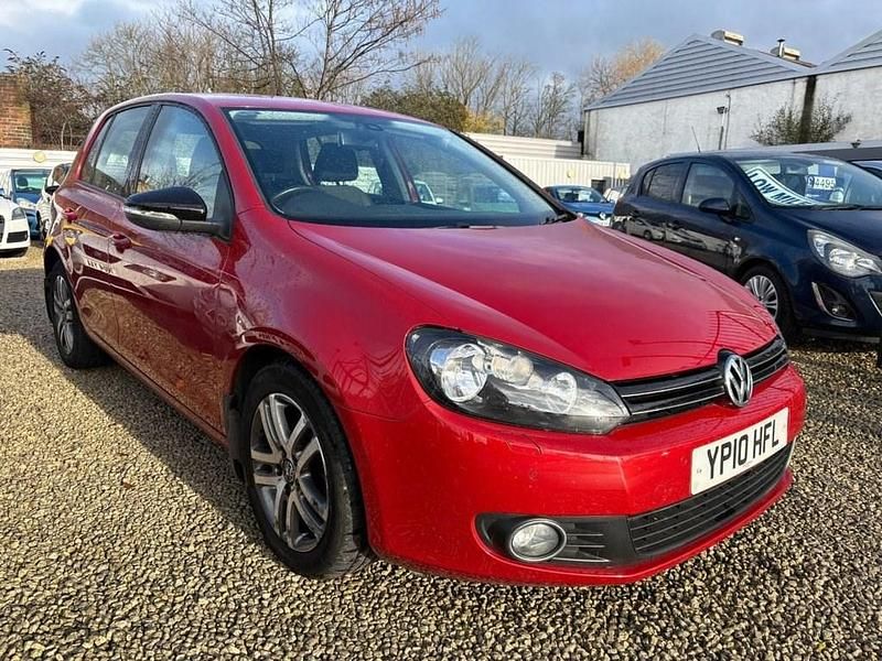 Red Used 2010 VW Golf VI SE Hatchback | £5,000 (Fair price) - Image 1/4