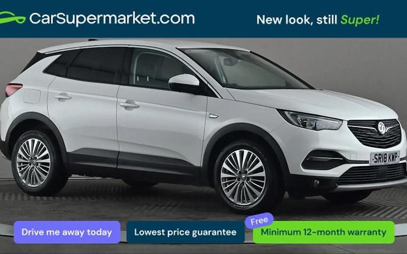 Used Vauxhall Grandland X 120 HP (88 kW) 2018 White SUV