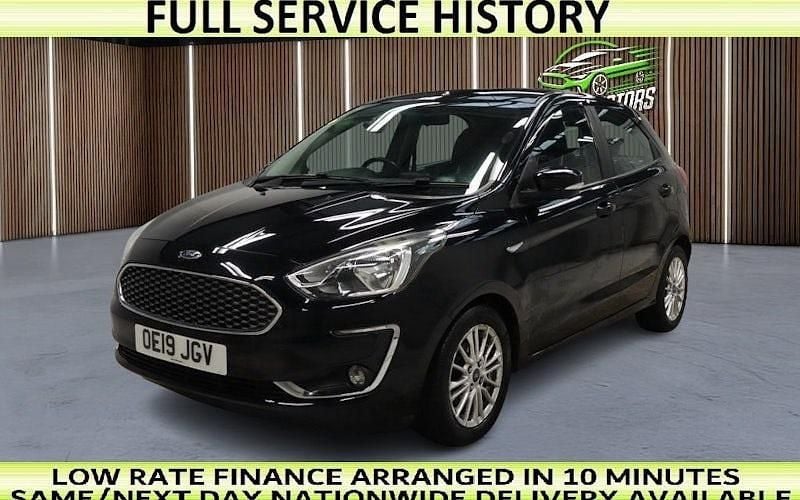 Used Ford Ka Plus Zetec 86 HP (63 kW) 2019 Black Hatchback